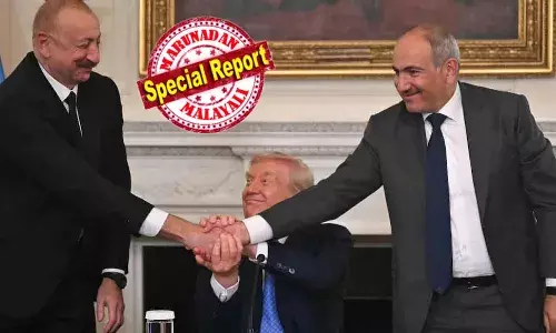 ആഗോള സമാധാനത്തിന്റെ ദൂതനായി ട്രംപ് മാറുമോ? 35 വര്‍ഷത്തെ സംഘര്‍ഷത്തിന് അവസാനം കുറിച്ച് അസബൈജാനും അര്‍മീനിയയും സമാധാനത്തിലേക്ക്; ട്രംപിന്റെ മധ്യസ്ഥതയില്‍ സമാധാനക്കരാര്‍ ഒപ്പുവെച്ചു; ട്രംപിന് സമാധാന നൊബേല്‍ നല്‍കുന്നതിനെ പിന്തുണച്ച് ഇരു രാഷ്ട്രങ്ങളുടെയും തലവന്‍മാര്‍; ഇന്ത്യ-പാക് സംഘര്‍ഷം അവസാനിപ്പിച്ചത് താനെന്ന് ആവര്‍ത്തിച്ച് ട്രംപും