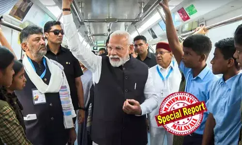 ബെംഗളൂരുവിലെ വന്‍ ഗതാഗതക്കുരുക്കിന് പരിഹാരം; ബെംഗളൂരു മെട്രോ പുതിയ റൂട്ടില്‍; ചെലവിട്ടത് 5056 കോടി; നമ്മ മെട്രോയുടെ യെല്ലോ ലൈന്‍ ഉദ്ഘാടനം ചെയ്ത് പ്രധാനമന്ത്രി; പുതിയ വന്ദേഭാരത് സര്‍വീസിനും ഫ്‌ലാഗ് ഓഫ്