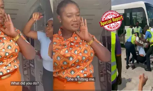 നീയാരാ.. എന്നോട് മൊബൈല്‍ ഓഫ് ചെയ്യാന്‍ പറയാനെന്ന് യാത്രക്കാരി; തര്‍ക്കം മൂത്തതോടെ എയര്‍ഹോസ്റ്റസിന്റെ കരണത്തടിച്ച് യുവതി; നൈജീരിയയിലെ ലാഗോസില്‍ വിമാനത്തില്‍ നാടകീയ രംഗങ്ങള്‍; അക്രമകാരിയെ പുറത്താക്കി വിമാന ജീവനക്കാര്‍