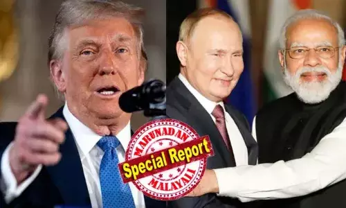 ഇതുകൊണ്ട് അവസാനിപ്പിക്കില്ല; എണ്ണ ഇറക്കുമതിയുടെ പേരില്‍ ഇന്ത്യക്കുമേല്‍ 50 ശതമാനം താരിഫ് ഏര്‍പ്പെടുത്തിയത് റഷ്യക്ക് വന്‍ തിരിച്ചടി; റഷ്യന്‍ സമ്പദ്വ്യവസ്ഥ തകര്‍ച്ചയുടെ വക്കിലെന്നും ട്രംപ്; യുക്രൈന്‍ യുദ്ധം അവസാനിപ്പിക്കാന്‍ പുടിനുമായി ചര്‍ച്ച നടക്കാനിരിക്കവേ റഷ്യക്ക് മേല്‍ സമ്മര്‍ദ്ദം ശക്തമാക്കി യുഎസ് പ്രസിഡന്റ്