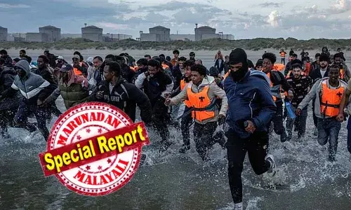 ഓരോ പതിനൊന്ന് മിനിട്ടിലും യുകെ തീരങ്ങളില്‍ ഒരു അനധികൃത കുടിയേറ്റക്കാരന്‍ എത്തുന്നു; സ്റ്റാര്‍മാര്‍ അധികാരത്തിലെത്തിയ ശേഷം എത്തിയത് 50000 പേര്‍; അനധികൃത കുടിയേറ്റക്കാരെ കൊണ്ട് പൊറുതി മുട്ടി ബ്രിട്ടന്‍; അനധികൃതമായി ജോലിക്കെത്തുന്നവര്‍ക്ക് എതിരെയും കര്‍ശന നടപടി തുടങ്ങി