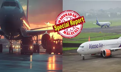 പുലർച്ചെ എയർ ക്രാഫ്റ്റ് പാർക്കിംഗ് ബേ യിലേക്ക് തലങ്ങും വിലങ്ങും ഓടി ജീവനക്കാർ; എന്തെന്ന് അറിയാതെ വിറങ്ങലിച്ച് നിന്ന് യാത്രക്കാരും; എങ്ങും പരിഭ്രാന്തി നിറഞ്ഞ നിമിഷം; ഒടുവിൽ ആകാശ എയറിന്റെ ലാൻഡിങ് ഗിയർ ഡോറിൽ കണ്ടത്