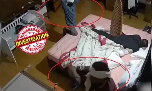 ഒരാള്‍ അലമാരയില്‍ നിന്നും വിലപിടിപ്പുള്ള സാധനങ്ങള്‍ കവരുന്നു;  മറ്റൊരാള്‍ ഇരുമ്പ് വടിയുമായി കാവല്‍;  ഉണര്‍ന്നെങ്കില്‍ ജീവന്‍ പോയേനെ;  ഹൈക്കോടതി മുന്‍ ജഡ്ജിയുടെ വീട്ടിലെ കവര്‍ച്ചയുടെ സിസിടിവി ദൃശ്യങ്ങള്‍ പുറത്ത്‌