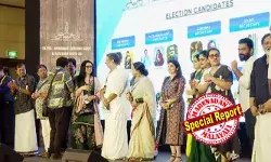 ചെന്നൈയിലായതിനാല് മമ്മൂട്ടിക്ക് എത്താനായില്ല; മഞ്ജു വാര്യരും പൃഥ്വിരാജും കുഞ്ചാക്കോ ബോബനുമടക്കം വോട്ട് രേഖപ്പെടുത്താതെ പ്രമുഖര്; അമ്മയെ നയിക്കാന് നാല് സത്രീകള്; ഭാരവാഹികള്ക്ക് സത്യവാചകം ചൊല്ലിക്കൊടുത്തത് ദേവന്; പിന്തുണയാണ് വേണ്ടതെന്ന് ശ്വേതാ മേനോന്; സ്വാഗതം ചെയ്ത് ഡബ്ല്യുസിസി ചെന്നൈയിലായതിനാല് മമ്മൂട്ടിക്ക് എത്താനായില്ല; മഞ്ജു വാര്യരും പൃഥ്വിരാജും കുഞ്ചാക്കോ ബോബനുമടക്കം വോട്ട് രേഖപ്പെടുത്താതെ പ്രമുഖര്; അമ്മയെ നയിക്കാന് നാല് സത്രീകള്; ഭാരവാഹികള്ക്ക് സത്യവാചകം ചൊല്ലിക്കൊടുത്തത് ദേവന്; പിന്തുണയാണ് വേണ്ടതെന്ന് ശ്വേതാ മേനോന്; സ്വാഗതം ചെയ്ത് ഡബ്ല്യുസിസി