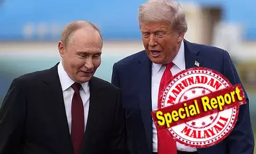 ശത്രു രാജ്യത്തിന്റെ തലവനെ അമേരിക്ക വരവേറ്റത് പരവതാനി വിരിച്ച് വമ്പന്‍ സന്നാഹങ്ങളോടെ; പുഞ്ചിരിച്ച് കൈ കൊടുത്ത് ഇരുവരും തുടങ്ങിയപ്പോള്‍ പ്രതീക്ഷ; ഷേയ്ക്ക് ഹാന്‍ഡില്‍ ട്രംപിന്റെ ഈഗോ ഇളകിയെന്ന ശരീര ഭാഷാ വിദഗ്ദര്‍; ചുണ്ടിലെ ഭാഷ പറയുന്നത് യുദ്ധം അവസാനിപ്പിക്കാനുള്ള ഇരുവരുടെയും ആഗ്രഹം തന്നെ