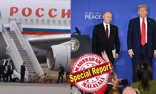 അലാസ്‌കയില്‍ കണ്ടത് വ്യത്യസ്തനായ ട്രംപിനെ; ലോകനേതാക്കളെ പുച്ഛത്തോടെ സമീപിക്കുന്ന ട്രംപ് പുടിനെ കണ്ടപ്പോള്‍ മാന്യനായി; റഷ്യന്‍ പ്രസിഡന്റിന് വേണ്ടി മുട്ടുകുത്തി ചുവപ്പ് പരവതാനി ശരിയാക്കി യുഎസ് സൈനികര്‍; കയ്യടിച്ചു സ്വീകരിച്ചു ട്രംപ്; പുടിന് നല്‍കിയത് മറ്റൊരു ലോകനേതാവിനും നല്‍കാത്ത പ്രത്യേക പരിഗണന