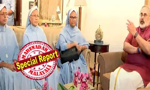 ഛത്തീസ്ഗഢില്‍ അറസ്റ്റിലായ  കന്യാസ്ത്രീകള്‍ ഡല്‍ഹിയില്‍; ബിജെപി അധ്യക്ഷന്‍ രാജീവ് ചന്ദ്രശേഖറുമായി കൂടിക്കാഴ്ച നടത്തി; കേസ് റദ്ദാക്കാനുള്ള സഹായങ്ങളും തേടി; ജാമ്യം കിട്ടുന്നതിന് അദ്ദേഹം പരിശ്രമിച്ചിട്ടുണ്ടെന്ന് ഞങ്ങള്‍ക്കറിയാം; രാജീവിന് നന്ദി പറഞ്ഞ് കന്യാസ്ത്രീകളുടെ കുടുംബം