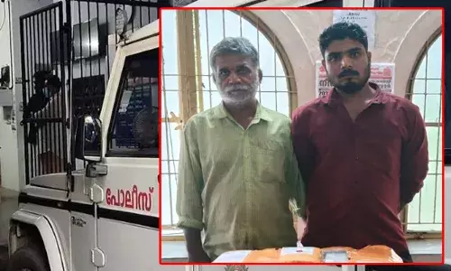 നെന്മാറയിൽ വൻ കഞ്ചാവ് വേട്ട; കാറിൽ കടത്തുകയായിരുന്ന 10 കിലോ കഞ്ചാവുമായി അച്ഛനും മകനും പിടിയിൽ