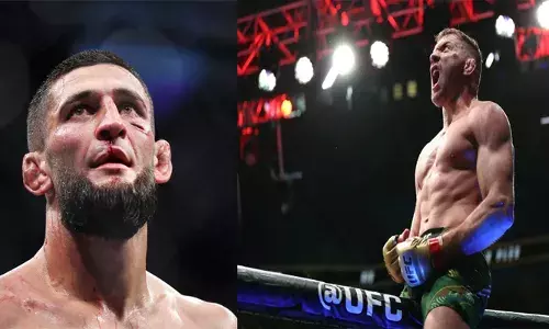 ഐ ക്യാം ഫോർ...എവരിബഡി...എവരിബഡി..!!; യുഎഫ്സി റിങ്ങുകളിൽ കൊടുംകാറ്റടിക്കാൻ ഇനി മണിക്കൂറുകൾ മാത്രം; മിഡിൽ‌വെയ്റ്റ് ചാമ്പ്യൻഷിപ്പ് വിഭാഗത്തിൽ ഡു പ്ലെസ്സിയും ഖാംസത് ചിമയേവും തമ്മിൽ ഏറ്റുമുട്ടും; കടുത്ത ആകാംക്ഷയിൽ ആരാധകർ