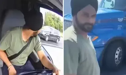 ഡ്രൈവർ തെറ്റായ യൂ-ടേൺ എടുത്തു; പിന്നാലെ വന്ന വാൻ ട്രക്കിൽ ഇടിച്ചുകയറി; വാഹനാപകടത്തിൽ മൂന്നു മരണം; ഇന്ത്യൻ വംശജനായ ഡ്രൈവർക്കെതിരെ വ്യാപക വംശീയാധിക്ഷേപം
