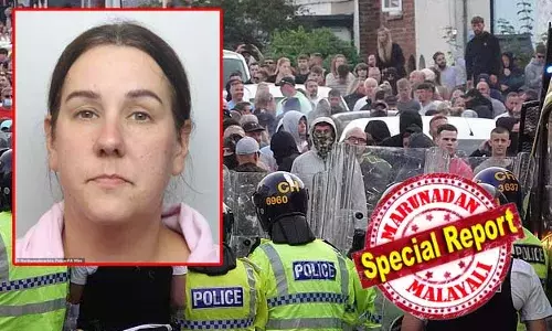 സൗത്ത്‌പോര്‍ട്ടില്‍ മൂന്ന് പെണ്‍കുട്ടികള്‍ കൊല്ലപ്പെട്ട സംഭവത്തില്‍ കുടിയേറ്റക്കാരെ മുഴുവന്‍ നാട് കടത്തണം എന്ന് ട്വീറ്റ് ചെയ്തതിനു തടവിലായ ലൂസി കൊണോലി ജയില്‍ വാസം കഴിഞ്ഞ് മടങ്ങി; ബ്രിട്ടനിലെ കുടിയേറ്റ വിരുദ്ധതയുടെ രക്തസാക്ഷിയായി ഏറ്റെടുത്ത് ആയിരങ്ങള്‍