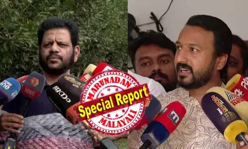 പരാതിക്കാര്‍ അര്‍ധ വസ്ത്രം ധരിച്ച് മന്ത്രിമാര്‍ക്ക് ഒപ്പമുള്ള ചിത്രങ്ങള്‍ പുറത്ത് വന്നില്ലേ? രാഹുല്‍ മാങ്കൂട്ടത്തിലിനെ പിന്തുണച്ച വി കെ ശ്രീകണ്ഠന്‍ എംപിയുടെ വാക്കുകള്‍ വിവാദത്തില്‍; ഇപ്പോള്‍ നടക്കുന്നത് രാഷ്ട്രീയ വേട്ടയാടല്‍; രാഹുലിനെതിരായ ആരോപണങ്ങളെല്ലാം പുകമറയാണെന്നും പാലക്കാട് എംപിയുടെ പ്രതികരണം