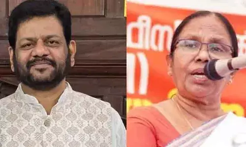 ഇങ്ങനെ അവഹേളിക്കപ്പെടുന്നതു കൊണ്ടാണ് പെണ്‍കുട്ടികള്‍ പരാതി പറയാന്‍ മടിക്കുന്നത്; ശ്രീകണ്ഠന്റെ പ്രതികരണം പ്രതിഷേധാര്‍ഹമെന്ന് കെ കെ ശൈലജ