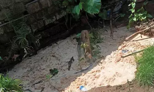 രാവിലെ കിണറ്റിൽ നിന്നും വെള്ളം കോരി; പിന്നാലെ വീട്ടുമുറ്റത്തെ കിണർ അപ്രത്യക്ഷമായി; പരിഭ്രാന്തരായി വീട്ടുകാരും നാട്ടുകാരും