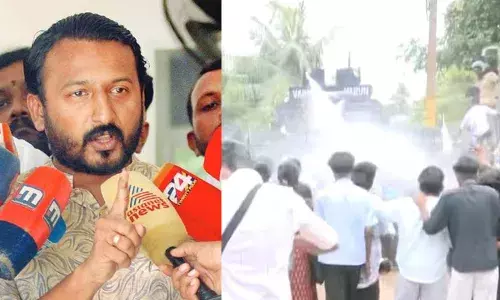 രാഹുല്‍ മാങ്കൂട്ടത്തില്‍ പാലക്കാടിന്റെ മണ്ണില്‍ കാല് കുത്തരുത്; എംഎല്‍എയുടെ രാജി ആവശ്യപ്പെട്ട് ഓഫീസിനുമുന്നില്‍ എസ്എഫ്ഐ പ്രതിഷേധം; ബാരിക്കേഡ് മറികടന്ന് പ്രവര്‍ത്തകര്‍; ജലപീരങ്കി പ്രയോഗിച്ച് പോലീസ്