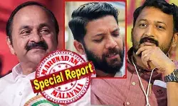 രാജിവയ്ക്കുന്ന കാര്യം ആലോചനയില്പ്പോലും ഇല്ലെന്ന് രാഹുല്; മാങ്കൂട്ടത്തിലിനോട് ഉറച്ച നിലപാട് എടുക്കാന് നിര്ദ്ദേശിച്ചത് ഷാഫി പറമ്പില്; ദീപാ ദാസ് മുന്ഷി കാര്യങ്ങള് വിശദീകരിച്ചിട്ടും പ്രതിപക്ഷ നേതാവ് എല്ലാം വഷളാക്കുന്നുവോ? സതീശനെതിരെ ഹൈക്കമാണ്ടിന് പരാതി നല്കാനും ഷാഫി ക്യാമ്പില് ആലോചന; കെപിസിസിയും ധര്മ്മ സങ്കടത്തില് രാജിവയ്ക്കുന്ന കാര്യം ആലോചനയില്പ്പോലും ഇല്ലെന്ന് രാഹുല്; മാങ്കൂട്ടത്തിലിനോട് ഉറച്ച നിലപാട് എടുക്കാന് നിര്ദ്ദേശിച്ചത് ഷാഫി പറമ്പില്; ദീപാ ദാസ് മുന്ഷി കാര്യങ്ങള് വിശദീകരിച്ചിട്ടും പ്രതിപക്ഷ നേതാവ് എല്ലാം വഷളാക്കുന്നുവോ? സതീശനെതിരെ ഹൈക്കമാണ്ടിന് പരാതി നല്കാനും ഷാഫി ക്യാമ്പില് ആലോചന; കെപിസിസിയും ധര്മ്മ സങ്കടത്തില്