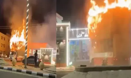 കാലിത്തീറ്റയുമായി എത്തിയ ലോറി; പെട്രോൾ പമ്പിൽ കയറിയതും കറുത്ത പുക ഉയർന്നു; നിമിഷ നേരം കൊണ്ട് തീഗോളമായ കാഴ്ച; വൻ ദുരന്തം ഒഴിവായത് ഇങ്ങനെ