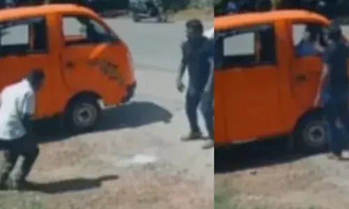 ഓട്ടോക്കൂലിയെ ചൊല്ലി തർക്കം; കാറിലെത്തിയ യുവാവ് ഓട്ടോ ഡ്രൈവറെ അതിക്രൂരമായി തല്ലിച്ചതച്ചു; സംഭവം വർക്കലയിൽ