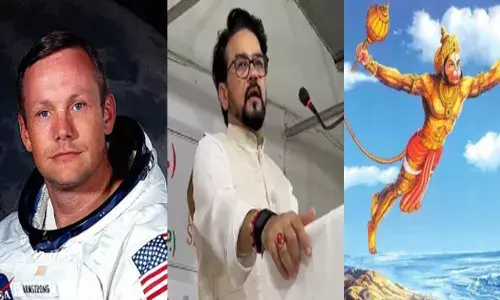 ആദ്യ ബഹിരാകാശ സഞ്ചാരി നീൽ ആംസ്ട്രോങ് അല്ല...അത് ഹനുമാനാണ്..; കുട്ടികളെ തെറ്റിദ്ധരിപ്പിച്ച ആ പ്രസ്താവന വിവാദത്തിൽ; അനുരാഗ് താക്കൂറിനെതിരെ പ്രതിപക്ഷവും രംഗത്തെത്തുമ്പോൾ