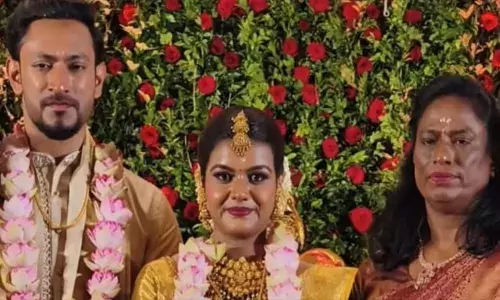 പി.ടി. ഉഷയുടെ മകൻ വിഘ്നേഷ് ഉജ്വൽ വിവാഹിതനായി; ചടങ്ങിൽ പങ്കെടുത്ത് കായിക-രാഷ്ട്രീയ രംഗത്തെ പ്രമുഖർ