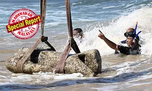 ബൈബിളില്‍ പരാമര്‍ശിക്കപ്പെട്ട ഈജിപ്ഷ്യന്‍ തീരത്തുള്ള മഹാനഗരത്തിന്റെ അവശിഷ്ടങ്ങള്‍ കണ്ടെടുത്തു;  അബു ഖീര്‍ ബേയിലെ ഖനനത്തില്‍  പ്രതിമകളും വീടുകളുടെ അവശിഷ്ടങ്ങളും ക്ഷേത്രങ്ങളും കണ്ടെടുത്തു; ഫറവോന്റെ പേരുള്ള പുരാവസ്തുവും അവശിഷ്ടങ്ങളില്‍