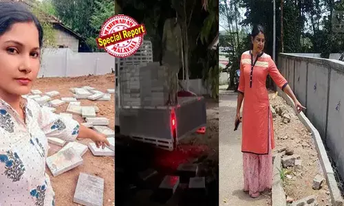 അമിത കൂലി ചോദിച്ചപ്പോള്‍ വീട്ടമ്മ സ്വന്തമായി വീട്ടുപണിക്കുള്ള ലോഡിറക്കി; കാണിച്ചു തരാം, വരട്ടെ എന്ന ഭീഷണിയുമായി വളഞ്ഞ് സിഐടിയുക്കാര്‍; പ്രതികാരമായി റോഡ് കയ്യേറി മതില്‍ നിര്‍മ്മിച്ചെന്ന് വ്യാജ ആരോപണം; ഒടുവില്‍ പരിശോധനയില്‍ അതുംപൊളിഞ്ഞു; ഇനി ശല്യപ്പെടുത്താനാണ് നീക്കമെങ്കില്‍ കാണാമെന്ന് പ്രിയ വിനോദ്; കയ്യടി നേടി അദ്ധ്യാപിക