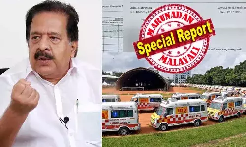 108 ആംബുലന്‍സ് പദ്ധതിയില്‍ ഒന്നാം പിണറായി സര്‍ക്കാര്‍ നടത്തിയത് 250 കോടിയുടെ കമ്മിഷന്‍ തട്ടിപ്പ്; 316  ആംബുലന്‍സുകളുടെ നടത്തിപ്പ് അഞ്ചു വര്‍ഷത്തേക്ക് നല്‍കിയത് 517 കോടിക്ക്;  അഞ്ചു വര്‍ഷത്തിനു ശേഷം കൂടുതല്‍ ആംബുലന്‍സുകള്‍ ഓടിക്കാന്‍ അതേ കമ്പനി ക്വട്ടേഷന്‍ നല്‍കിയ തുക 293 കോടി മാത്രവും; ക്രമക്കേട് ആരോപിച്ചു ചെന്നിത്തല