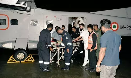ഗുരുതര രോഗബാധ;  നാലു വയസ്സുകാരനെ ലക്ഷദ്വീപില്‍നിന്ന് എയര്‍ലിഫ്റ്റ് ചെയ്ത് നാവികസേന