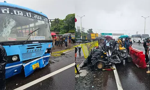 ഡ്രൈവർ വളയം പിടിച്ചത് ഒരു ശ്രദ്ധയുമില്ലാതെ; ടയറുകൾ തേഞ്ഞ് തീർന്നതും അപകടത്തിന്റെ ആഘാതം കൂട്ടി; തലപ്പാടിയെ ഞെട്ടിച്ച ബസ് ദുരന്തത്തിൽ ഡ്രൈവർക്കെതിരെ കേസെടുക്കുമ്പോൾ