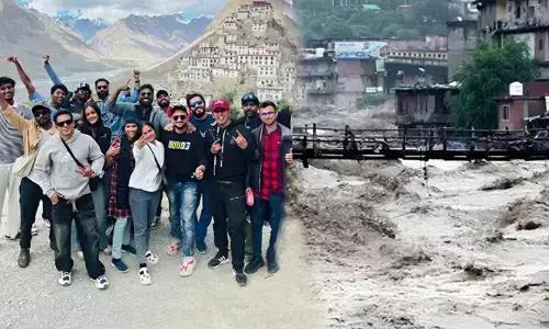 ഹിമാചല്‍ പ്രദേശിലെ മിന്നല്‍ പ്രളയം;  കല്‍പയില്‍ കുടുങ്ങിയ 25 അംഗ സംഘത്തില്‍ മലയാളികളും;  ആരോഗ്യനിലയില്‍ ആശങ്ക