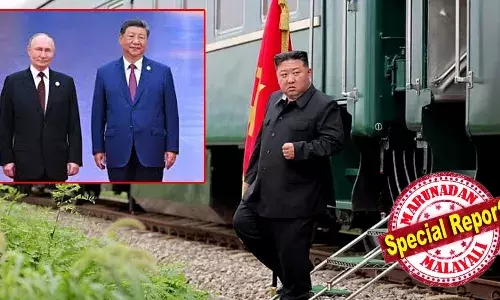 അതിര്‍ത്തി കടന്ന് കിം ജോങ് ഉന്‍ ചൈനയിലെത്തി; വിമാനം ഒഴിവാക്കി ഉത്തര കൊറിയന്‍ നേതാവ് എത്തിയത് പ്രത്യേക ആഢംബര ട്രെയിനില്‍; കിമ്മിന് അതീവ സുരക്ഷയൊരുക്കി ചൈനീസ് സര്‍ക്കാര്‍; പുടിനും ഷി ജിന്‍പിങ്ങിനും ഒപ്പം കിം വേദി പങ്കിടും