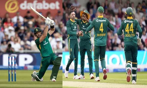 ദക്ഷിണാഫ്രിക്കന്‍ ബൗളിങ്ങിന് മുന്നില്‍ ചീട്ടുകൊട്ടാരമായി ഇംഗ്ലണ്ട്; 7 വിക്കറ്റിന്റെ അനായാസ ജയം നേടി ദക്ഷിണാഫ്രിക്ക; സ്വന്തം മണ്ണില്‍ നാണംകെട്ട തോല്‍വിയുമായി ഇംഗ്ലണ്ട്; 4 വിക്കറ്റുമായി തിളങ്ങി കേശവ് മഹാരാജ്