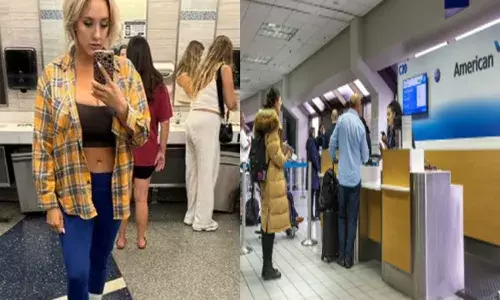 ഫ്ലൈറ്റിൽ കയറുന്നതിന് മുമ്പ് ഡ്രെസ്സിന്റെ ബട്ടണുകള്‍ ഇടണം..; മുൻ പ്ലേബോയ് മോഡലിന്റെ പോസ്റ്റ് കണ്ട അമേരിക്കന്‍ എയര്‍ലൈന്‍സിന് ആവലാതി; ഒടുവിൽ ഖേദ പ്രകടനം