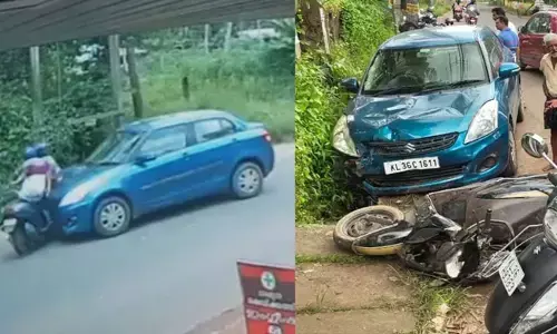 നിയന്ത്രണം വിട്ട കാർ ഇരുചക്രവാഹങ്ങളിൽ ഇടിച്ചു; മകളോടൊപ്പം യാത്ര ചെയ്യുകയായിരുന്ന അമ്മയ്ക്ക് ദാരുണാന്ത്യം; രണ്ട് പേർക്ക് പരിക്ക്