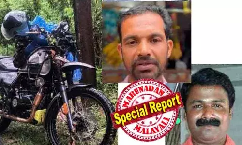 രാത്രി വൈകി ഗൃഹപ്രവേശനത്തില്‍ പങ്കെടുത്ത് വീട്ടിലേക്ക് മടങ്ങിയവര്‍; അമിത വേഗതയില്‍ വന്ന റോയല്‍ എന്‍ഫീല്‍ഡ് ഹിമാലയ ബുള്ളറ്റ് ബൈക്ക് വിജയനേയും രതീഷിനേയും ഇടിച്ചിട്ടു; മാതമംഗലത്തെ നടുക്കി വാഹനാപകടം; മരിച്ച രണ്ടു പേരും കാല്‍നടയാത്രക്കാര്‍