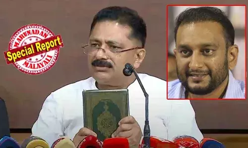 പി കെ ഫിറോസ് ലീഗിന്റെ സെയില്‍സ് മാനേജര്‍, ദോത്തി ചലഞ്ചിലും തട്ടിപ്പ്; ഒരു ദുബായി കമ്പമിയുടെ മാനേജറാണ് ഫിറോസ്, മാസം 5.25 ലക്ഷം രൂപയാണ് ശമ്പളം; യൂത്ത് ലീഗ് പണം പിരിച്ചാല്‍ നേതാക്കള്‍ പുതിയ കച്ചവട സ്ഥാപനങ്ങള്‍ തുടങ്ങും; ആരോപണവുമായി കെ ടി ജലീല്‍; വാര്‍ത്തസമ്മേളനത്തില്‍ ഖുര്‍ആന്‍ ഉയര്‍ത്തി സത്യം ചെയ്യലും