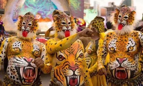 പുലികളി; വിദ്യാഭ്യാസ സ്ഥാപനങ്ങള്‍ക്കും സര്‍ക്കാര്‍ ഓഫീസുകള്‍ക്കും അവധി