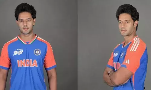 ഔദ്യോഗിക സ്പോണ്‍സര്‍മാര്‍ ഇല്ലാതെ ഇന്ത്യ; പുതിയ ജഴ്‌സിയില്‍ ഡിപി വേള്‍ഡ് ഏഷ്യാ കപ്പ് ലോഗോ മാത്രം; പുതിയ സ്പോണ്‍സറെ കണ്ടെത്താനുള്ള ശ്രമങ്ങള്‍ തുടങ്ങി ബിസിസിഐ