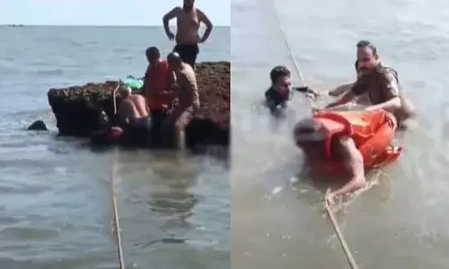 തുരുത്ത് കാണാന്‍ പോയി; തിരികെ പോന്നപ്പോള്‍ അപ്രതീക്ഷിത വേലിയേറ്റം; തലശ്ശേരി മടക്കാത്തുരുത്തില്‍ കുടുങ്ങി വിനോദസഞ്ചാരികള്‍; രക്ഷപ്പെടുത്തി അഗ്നിരക്ഷാസേന