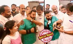 സുജിത്തിനെ ചേര്ത്തുപിടിച്ച് കെ.സി; വിവാഹ സമ്മാനമായി ഒരു പവന് മോതിരം നല്കി; ബാധ്യതകള് തീര്ക്കാന് എ.ഐ.സി.സി ഒപ്പമുണ്ടാകുമെന്ന് ഉറപ്പ്; പോരാട്ടത്തില് വിട്ടുവീഴ്ചകളില്ലാതെ വര്ഗ്ഗീസ് ചൊവ്വന്നൂരിനും കൂട്ടര്ക്കും കെ സി വേണുഗോപാലിന്റെ അഭിനന്ദനം സുജിത്തിനെ ചേര്ത്തുപിടിച്ച് കെ.സി; വിവാഹ സമ്മാനമായി ഒരു പവന് മോതിരം നല്കി; ബാധ്യതകള് തീര്ക്കാന് എ.ഐ.സി.സി ഒപ്പമുണ്ടാകുമെന്ന് ഉറപ്പ്; പോരാട്ടത്തില് വിട്ടുവീഴ്ചകളില്ലാതെ വര്ഗ്ഗീസ് ചൊവ്വന്നൂരിനും കൂട്ടര്ക്കും കെ സി വേണുഗോപാലിന്റെ അഭിനന്ദനം