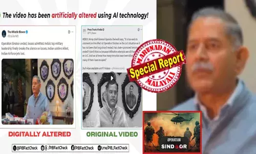 ഇന്ത്യയുടെ ആറ് വിമാനങ്ങള്‍ അടിച്ചിട്ടു; നിരവധി സൈനികരുടെ ജീവനും നഷ്ടമായി..; ഓപ്പറേഷന്‍ സിന്ദൂരില്‍ സോഷ്യല്‍ മീഡിയയില്‍ തെളിഞ്ഞ ഒരു പ്രോപഗണ്ട വീഡിയോയില്‍ പറയുന്നത് ഇങ്ങനെ; എഐ ഉപയോഗിച്ച് പാക്കികളുടെ കൂട്ടക്കരച്ചില്‍; അങ്ങാടിയില്‍ തോറ്റാല്‍.. വിഡ്ഢിത്തവും പറയുമെന്ന് ജനങ്ങള്‍