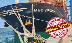 16 മീറ്റര് ഡ്രാഫ്റ്റില് വിര്ജീനിയ എത്തി; 5000 ടിഇയു കണ്ടെയ്നറുകള് കയറ്റിയതോടെ ഡ്രാഫ്റ്റ് 16.95 മീറ്ററായി; ഭാരം കയറ്റിയത് അനുസരിച്ച് കപ്പലിന്റെ അടിത്തട്ടു മുതല് കടല് നിരപ്പു വരെയുള്ള ഉയരത്തിനുണ്ടായത് ഈ മാറ്റം; എന്നിട്ടും ആ കപ്പല് സുഗമമായി സ്പെയിനിലേക്ക് തീരം വിട്ടു; വീണ്ടും വിഴിഞ്ഞം വിജയഗാഥ 16 മീറ്റര് ഡ്രാഫ്റ്റില് വിര്ജീനിയ എത്തി; 5000 ടിഇയു കണ്ടെയ്നറുകള് കയറ്റിയതോടെ ഡ്രാഫ്റ്റ് 16.95 മീറ്ററായി; ഭാരം കയറ്റിയത് അനുസരിച്ച് കപ്പലിന്റെ അടിത്തട്ടു മുതല് കടല് നിരപ്പു വരെയുള്ള ഉയരത്തിനുണ്ടായത് ഈ മാറ്റം; എന്നിട്ടും ആ കപ്പല് സുഗമമായി സ്പെയിനിലേക്ക് തീരം വിട്ടു; വീണ്ടും വിഴിഞ്ഞം വിജയഗാഥ
