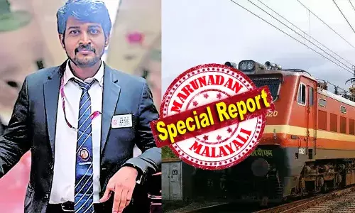 യാത്രക്കാരന്‍ അപായച്ചങ്ങല വലിച്ചു; വളപട്ടണം പുഴയുടെ പാലത്തിനു മുകളില്‍ ട്രെയിന്‍ നിന്നു: ഗാര്‍ഡിനും ലോക്കോ പൈലറ്റിനും എത്തിപ്പെടാന്‍ കഴിയാത്ത സാഹചര്യത്തില്‍ രക്ഷകനായി ടിക്കറ്റ് പരിശോധകന്‍