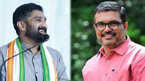 അദ്ദേഹത്തിന്റെ വിഖ്യാതമായ പുസ്തകത്തിന്റെ പേര് നിശ്ശബ്ദരായിരിക്കാന് എന്തവകാശം എന്നതാണത്രേ! ഗംഭീര പുസ്തകമായിരിക്കണം, ഞാന് വായിച്ചിട്ടില്ല; അതു തന്നെയാണ് കേരളം അദ്ദേഹത്തോടും,  അദ്ദേഹത്തിന്റെ പരമോന്നത നേതാവിനോടും ചോദിച്ചു കൊണ്ടിരിക്കുന്നത്; മന്ത്രി എം ബി രാജേഷിനെ പരിഹസിച്ചു ബല്റാം അദ്ദേഹത്തിന്റെ വിഖ്യാതമായ പുസ്തകത്തിന്റെ പേര് നിശ്ശബ്ദരായിരിക്കാന് എന്തവകാശം എന്നതാണത്രേ! ഗംഭീര പുസ്തകമായിരിക്കണം, ഞാന് വായിച്ചിട്ടില്ല; അതു തന്നെയാണ് കേരളം അദ്ദേഹത്തോടും,  അദ്ദേഹത്തിന്റെ പരമോന്നത നേതാവിനോടും ചോദിച്ചു കൊണ്ടിരിക്കുന്നത്; മന്ത്രി എം ബി രാജേഷിനെ പരിഹസിച്ചു ബല്റാം