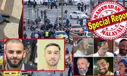 ആക്രമണത്തിന് ഉപയോഗിച്ച മെഷീന്‍ ഗണ്ണുകള്‍ ഫലസ്തീനിലെ അനധികൃത ആയുധ നിര്‍മ്മാണ ശാലകളില്‍ നിര്‍മ്മിച്ചവ; രണ്ടു തീവ്രവാദികളെ കാറില്‍ കൊണ്ടു വന്നയാളും പിടിയില്‍; അക്രമികളെ തിരിച്ചറിഞ്ഞു; ജെറുസലേമിലേത് മുംബൈ ആക്രമണത്തിന് സമാനം; ഗൂഡാലോചകരെ ഇല്ലായ്മ ചെയ്യാന്‍ ഇസ്രായേല്‍