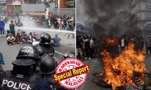 തലസ്ഥാനത്ത് ചിലയിടങ്ങളില്‍ വെടിയൊച്ചകള്‍ കേള്‍ക്കുന്നു;  സഹായം തേടി സമീപത്തെ പൊലീസ് സ്റ്റേഷനില്‍ എത്തിയപ്പോള്‍ തകര്‍ത്ത നിലയില്‍;  നേപ്പാളില്‍ ജെന്‍സി പ്രക്ഷോഭം നേരില്‍ കണ്ട ഭീതിയില്‍ മലയാളി യാത്രസംഘം; നാട്ടിലെത്തിക്കാനുള്ള ശ്രമം തുടരുന്നു; സുരക്ഷിതരെന്ന് ജോര്‍ജ് കുര്യന്‍; ഇന്ത്യന്‍ പൗരന്മാര്‍ക്ക് ജാഗ്രതാ നിര്‍ദേശം