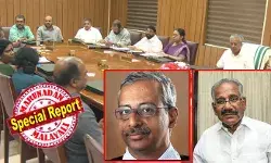 ചന്ദനമരം മുറിക്കലിലും വനത്തിലെ ഭക്ഷണാവശിഷ്ടത്തിലും തര്ക്കിച്ച് ചീഫ് സെക്രട്ടറി; എല്ലാ വകുപ്പുകളും പരിശോധിച്ചതു തന്നെയെന്ന് വനം മന്ത്രി എ കെ ശശീന്ദ്രന്; വാക്കുതര്ക്കങ്ങളില് കലങ്ങി മന്ത്രിസഭാ യോഗം; പ്രശ്ന പരിഹാരത്തിന് പ്രത്യേകയോഗം കൂടാമെന്ന് പറഞ്ഞ് മുഖ്യമന്ത്രി പിണറായി വിജയനും; ജയതിലക് സൂപ്പര്പവറോ? ചന്ദനമരം മുറിക്കലിലും വനത്തിലെ ഭക്ഷണാവശിഷ്ടത്തിലും തര്ക്കിച്ച് ചീഫ് സെക്രട്ടറി; എല്ലാ വകുപ്പുകളും പരിശോധിച്ചതു തന്നെയെന്ന് വനം മന്ത്രി എ കെ ശശീന്ദ്രന്; വാക്കുതര്ക്കങ്ങളില് കലങ്ങി മന്ത്രിസഭാ യോഗം; പ്രശ്ന പരിഹാരത്തിന് പ്രത്യേകയോഗം കൂടാമെന്ന് പറഞ്ഞ് മുഖ്യമന്ത്രി പിണറായി വിജയനും; ജയതിലക് സൂപ്പര്പവറോ?