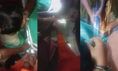 ആശുപത്രിയിലെ ഇരുമ്പ് കട്ടിലിന്റെ ദ്വാരത്തിൽ വിരൽ കുടുങ്ങി; അഞ്ചുവയസുകാരിയ്ക്ക് രക്ഷകരായി  അഗ്നിരക്ഷാ സേന