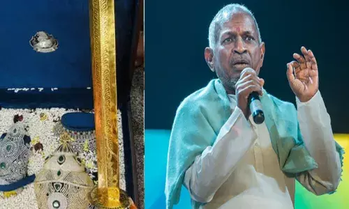 സാക്ഷാൽ തമിഴ് സംഗീതജ്ഞൻ ഇളയരാജ മൂകാംബിക ക്ഷേത്ര നടയിൽ ചവിട്ടിയപ്പോൾ പ്രകാശിച്ച വെളിച്ചം; ദേവിക്ക് കാണിക്കയായി അർപ്പിച്ചത് വജ്ര കിരീടങ്ങളും സ്വർണവാളും; അമ്പരപ്പ് മാറാതെ ഭക്തർ