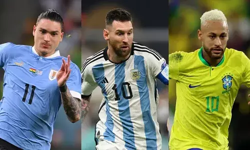 ഫുട്ബോൾ ലോകകപ്പിനായുള്ള തെക്കൻ അമേരിക്കൻ യോഗ്യതാ റൗണ്ട് മത്സരങ്ങൾ പൂർത്തിയായി; യോഗ്യത നേടിയത് ആറ് ടീമുകൾ; അർജന്റീന ഒന്നാം സ്ഥാനക്കാർ; തുടർച്ചയായ മൂന്നാം തവണയും യോഗ്യത നേടാനാകാതെ ചിലി; കാനറികള്‍ ഫിനിഷ് ചെയ്തത് അഞ്ചാം സ്ഥാനത്ത്